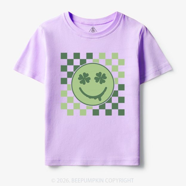 Retro Clover St.Patricks Day Toddler&Kid's Tees Beepumpkin