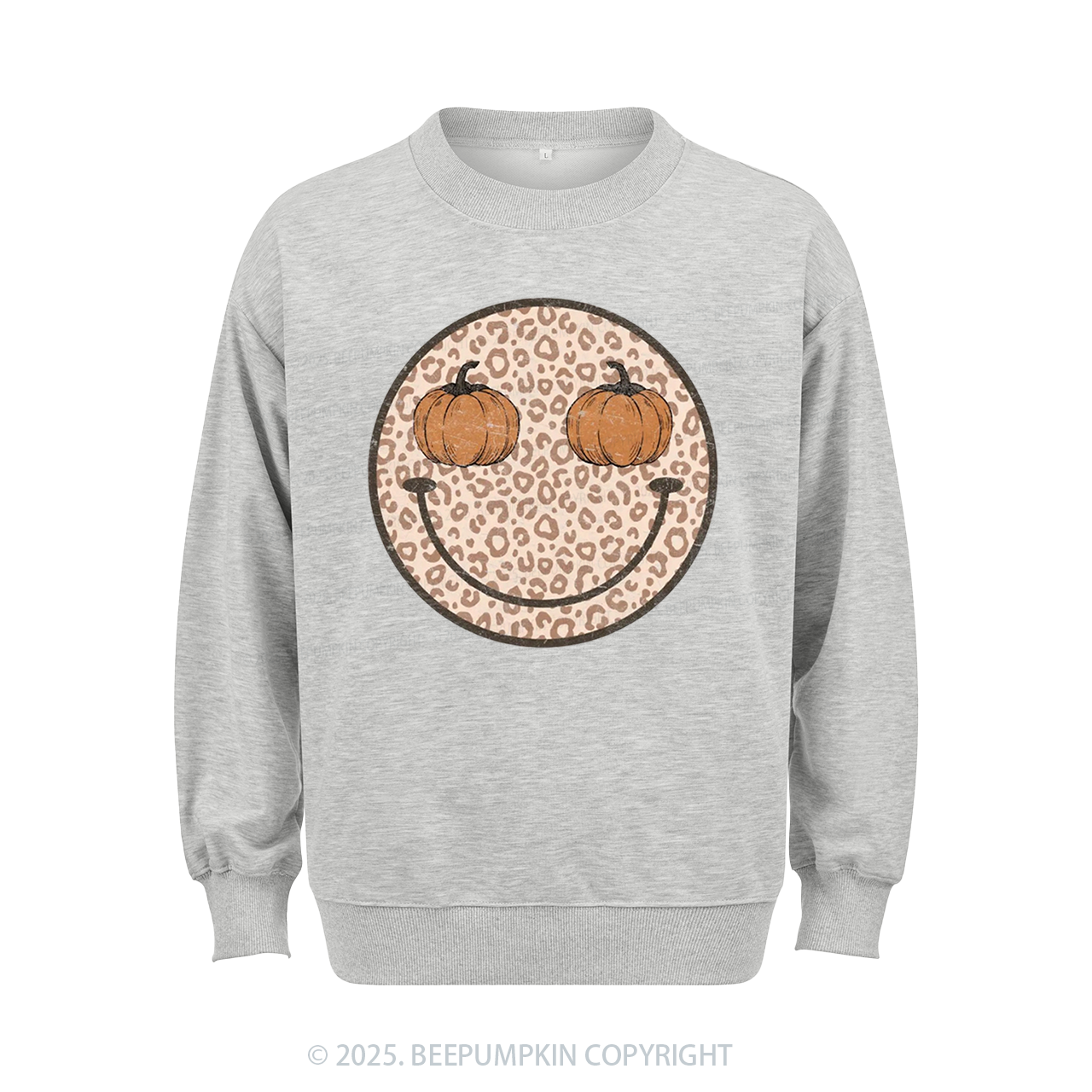 Pumpkin Smiley Face Sweatshirt Beepumpkin