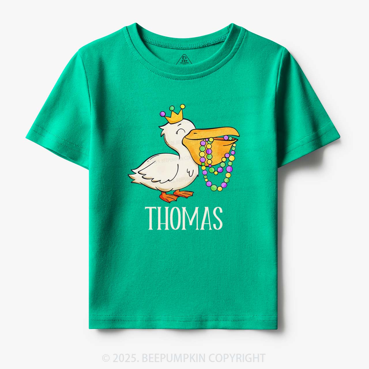 Personalized Louisiana Pelican Toddler&Kid's Tees Beepumpkin