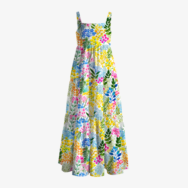 Tropical BloomAll-Over Print Women’s Voile Cami Dress