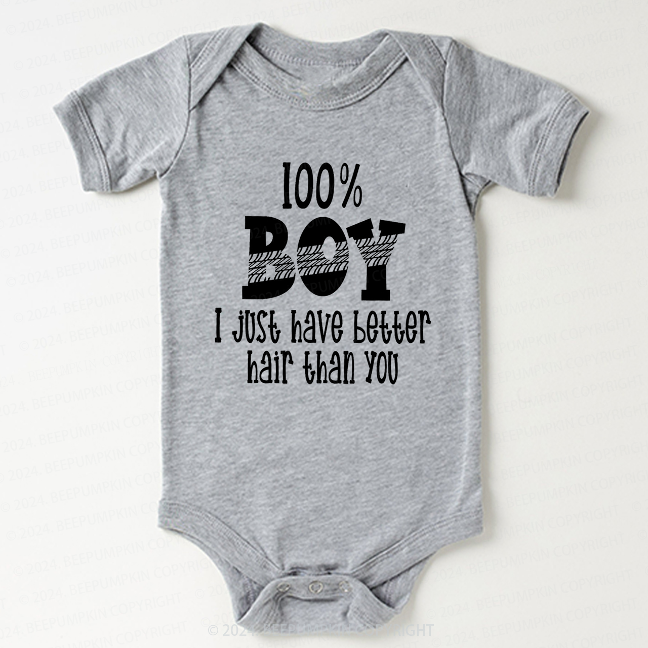 Boys with Long Hair Bodysuit For Baby 7
