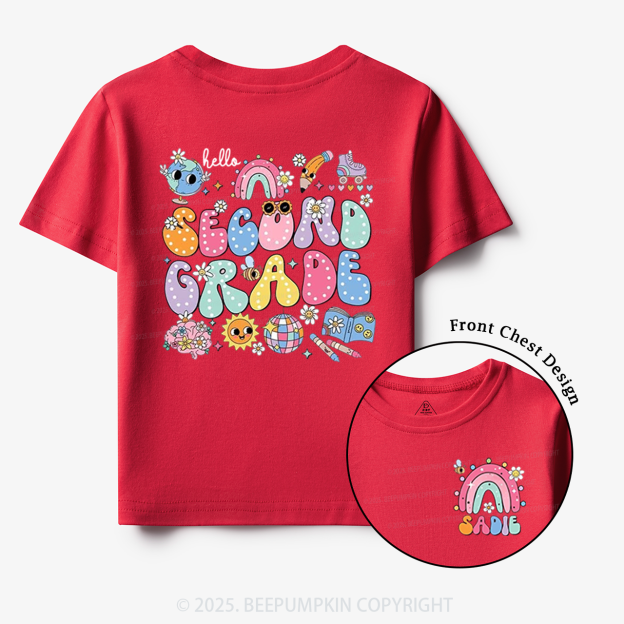 Personalized My World Toddler&Kid's Tees Beepumpkin
