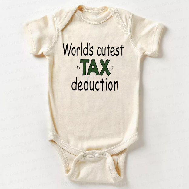 World's Cutest Tax Deduction Bodysuit For Baby