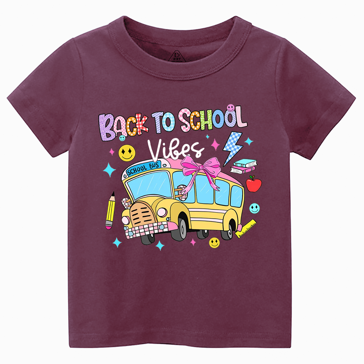 Personalized School Bus Toddler&Kid's Tees Beepumpkin 