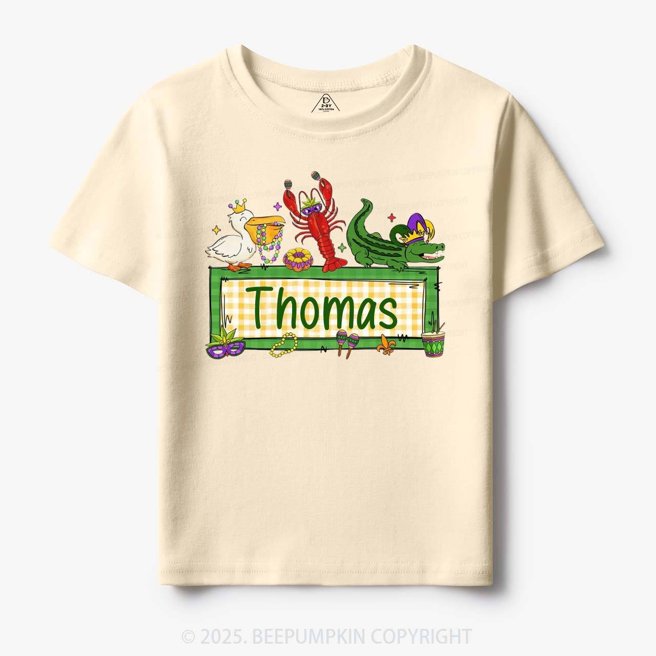 Personalized Tiny Parade Nameset Toddler&Kid's Tees Beepumpkin