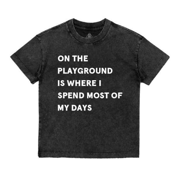 Back To School Toddler&Kids Washed Tees