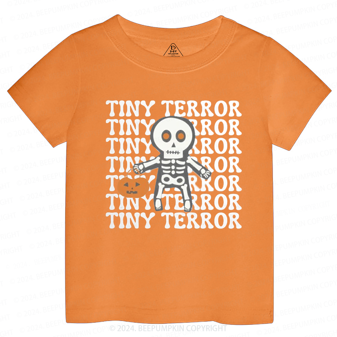 Tiny Terror Halloween Toddler&Kids Tees 