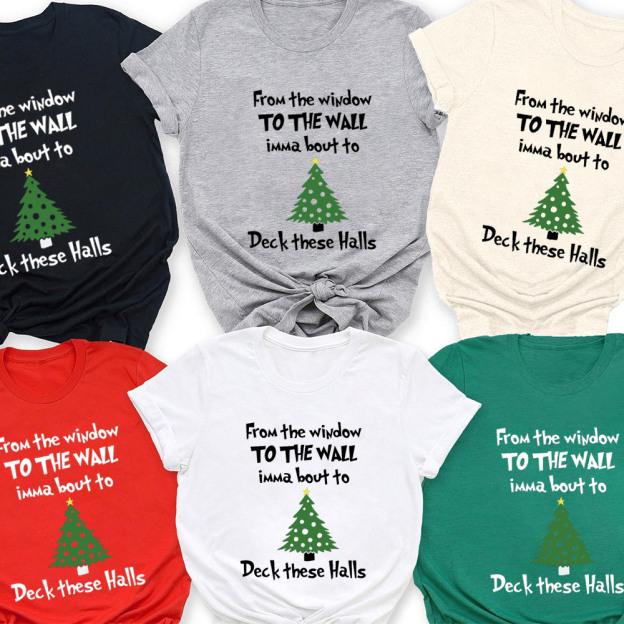 Deck These Halls Christmas Family Matching Shirt