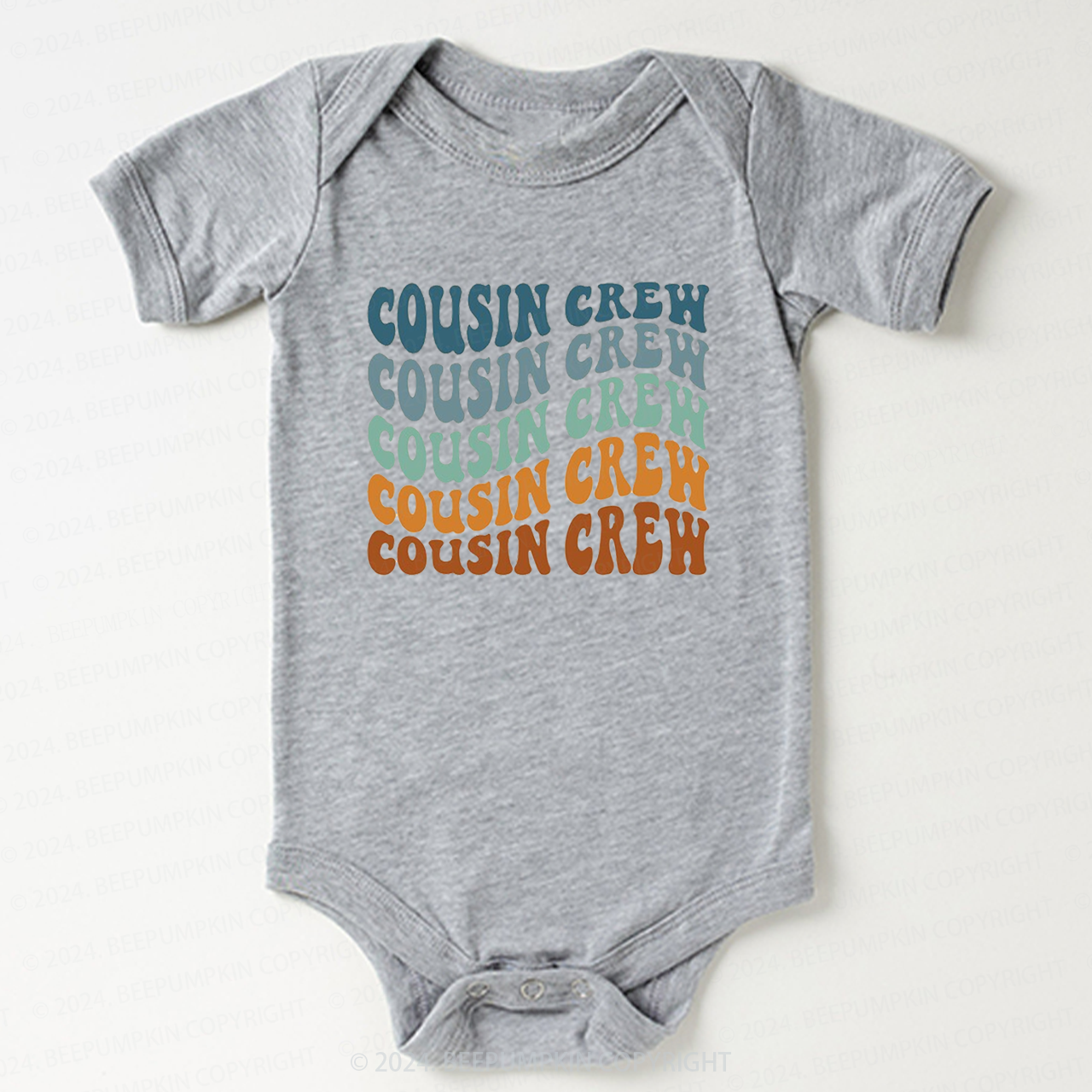 Boho Retro Cousin Crew Bodysuit For Baby 