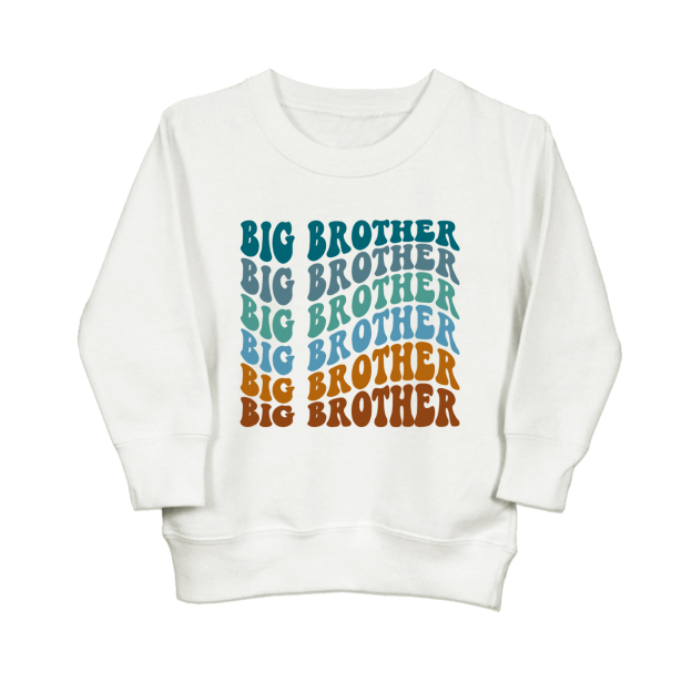 Retro Big Brother Kids Sweatshirt