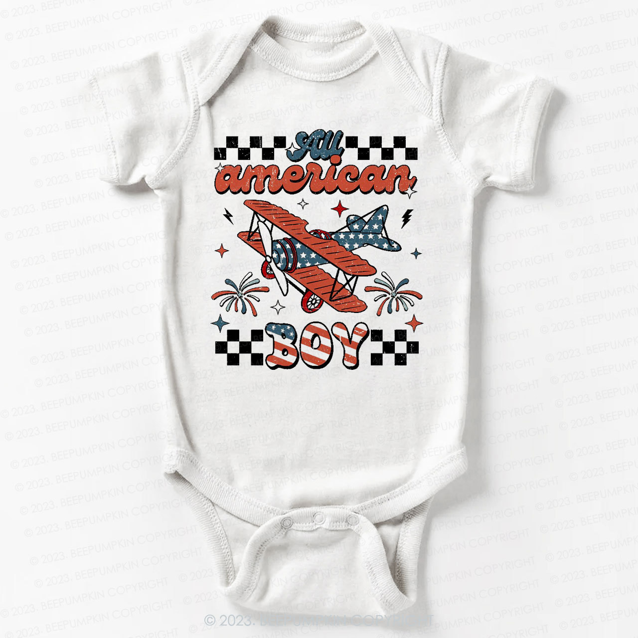 Fourth Of July Bodysuit For Baby 