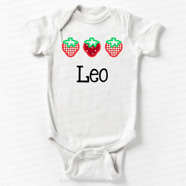 Strawberry Picking Bodysuit For Baby 