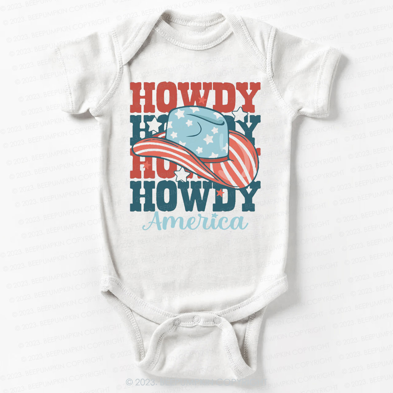 Howdy Cowboy Bodysuit For Baby 