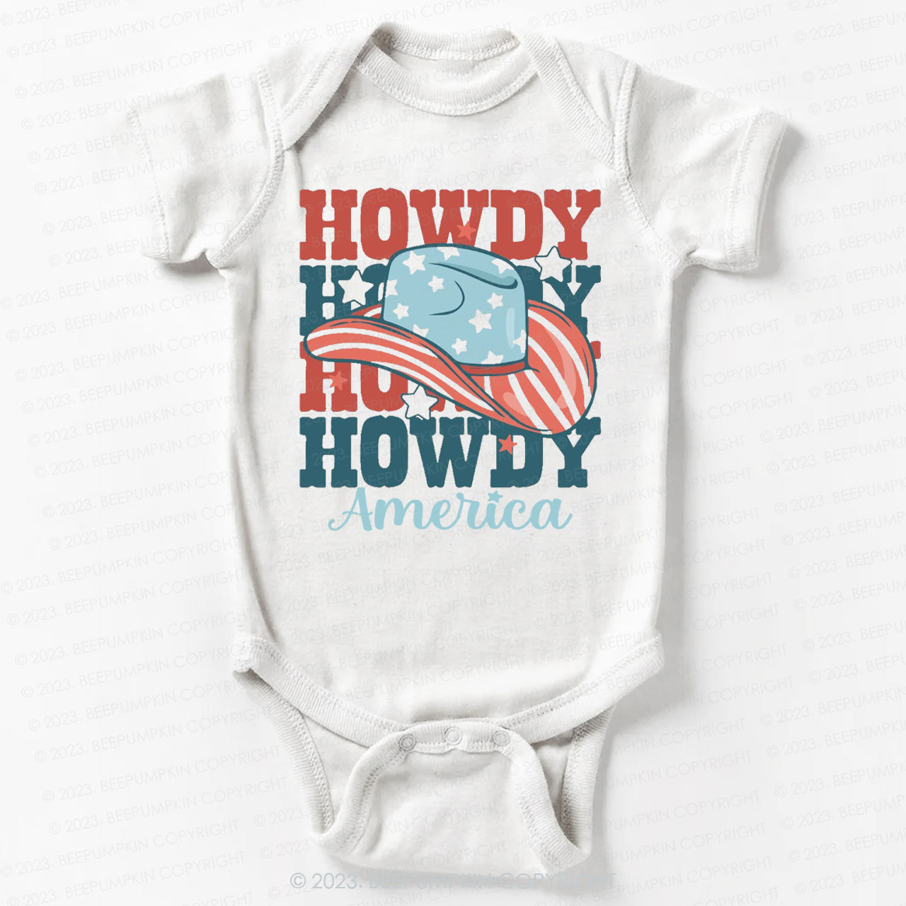 Howdy Cowboy Bodysuit For Baby 