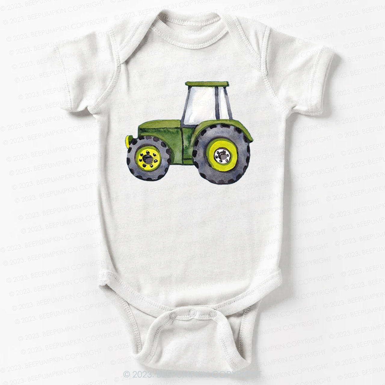 Cute Tractor Lover Bodysuit For Baby 