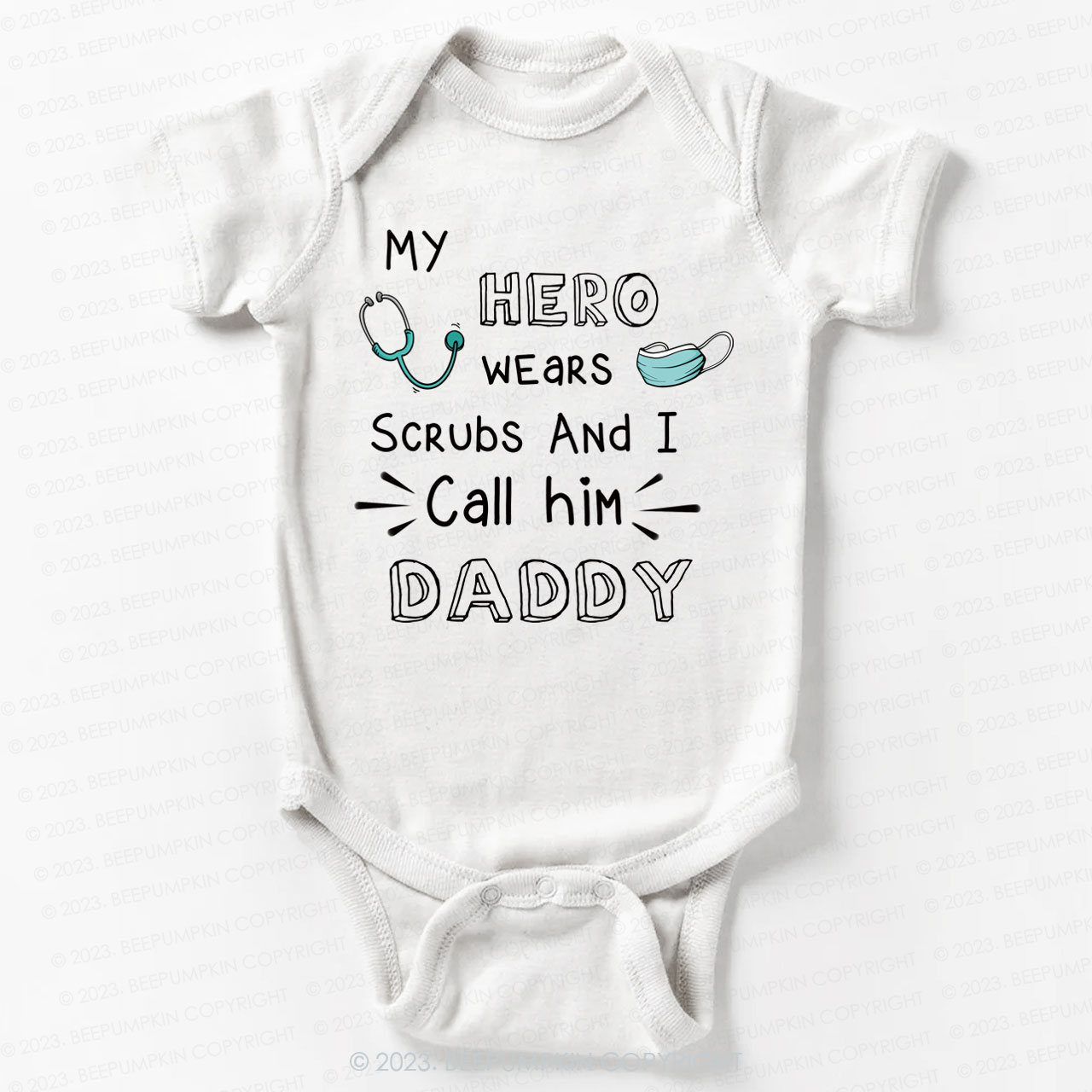 I Call Doctor Daddy Bodysuit For Baby 7