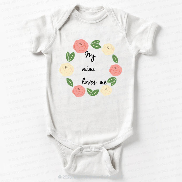 My Mimi Loves Me Bodysuit For Baby 