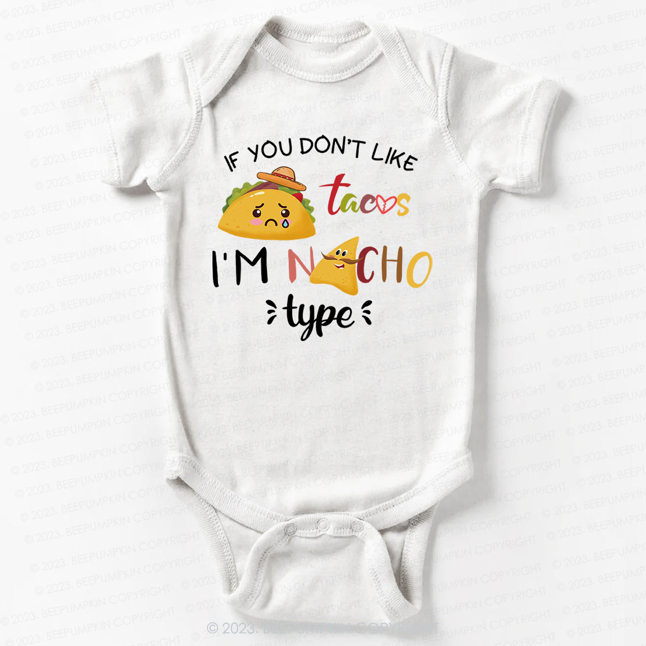 Cute Taco Slogan Bodysuit For Baby 7