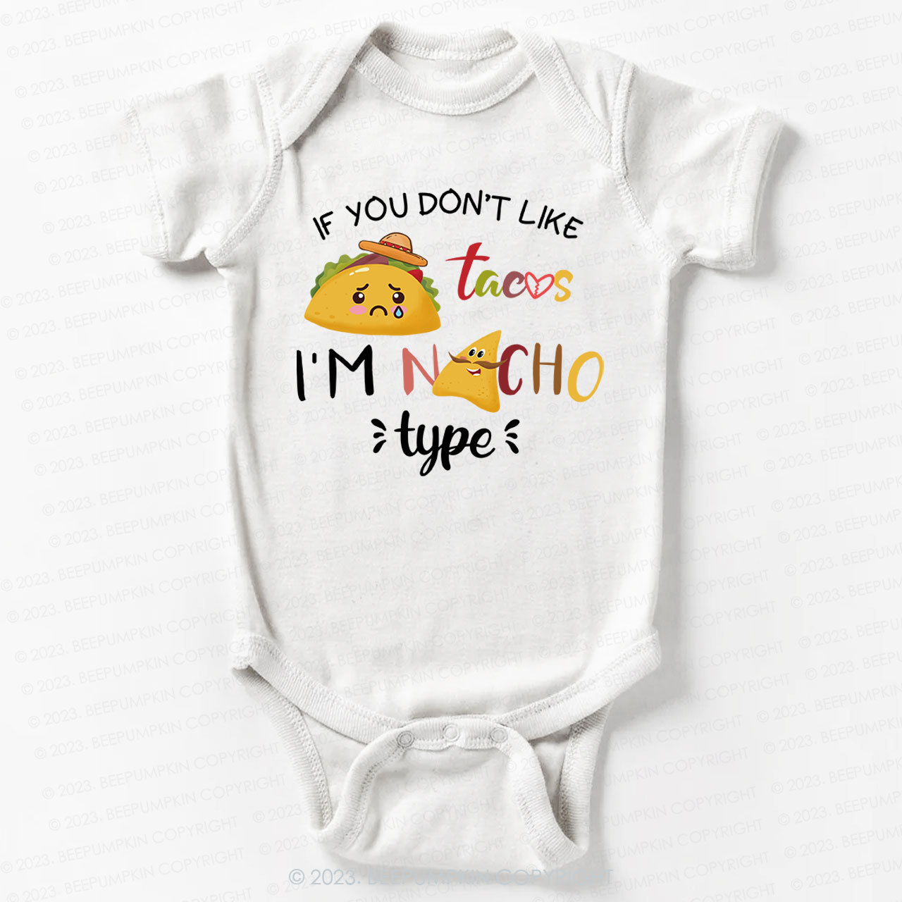 Cute Taco Slogan Bodysuit For Baby 7
