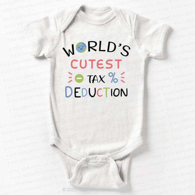 World's Cutest Tax Reduction Bodysuit For Baby 7