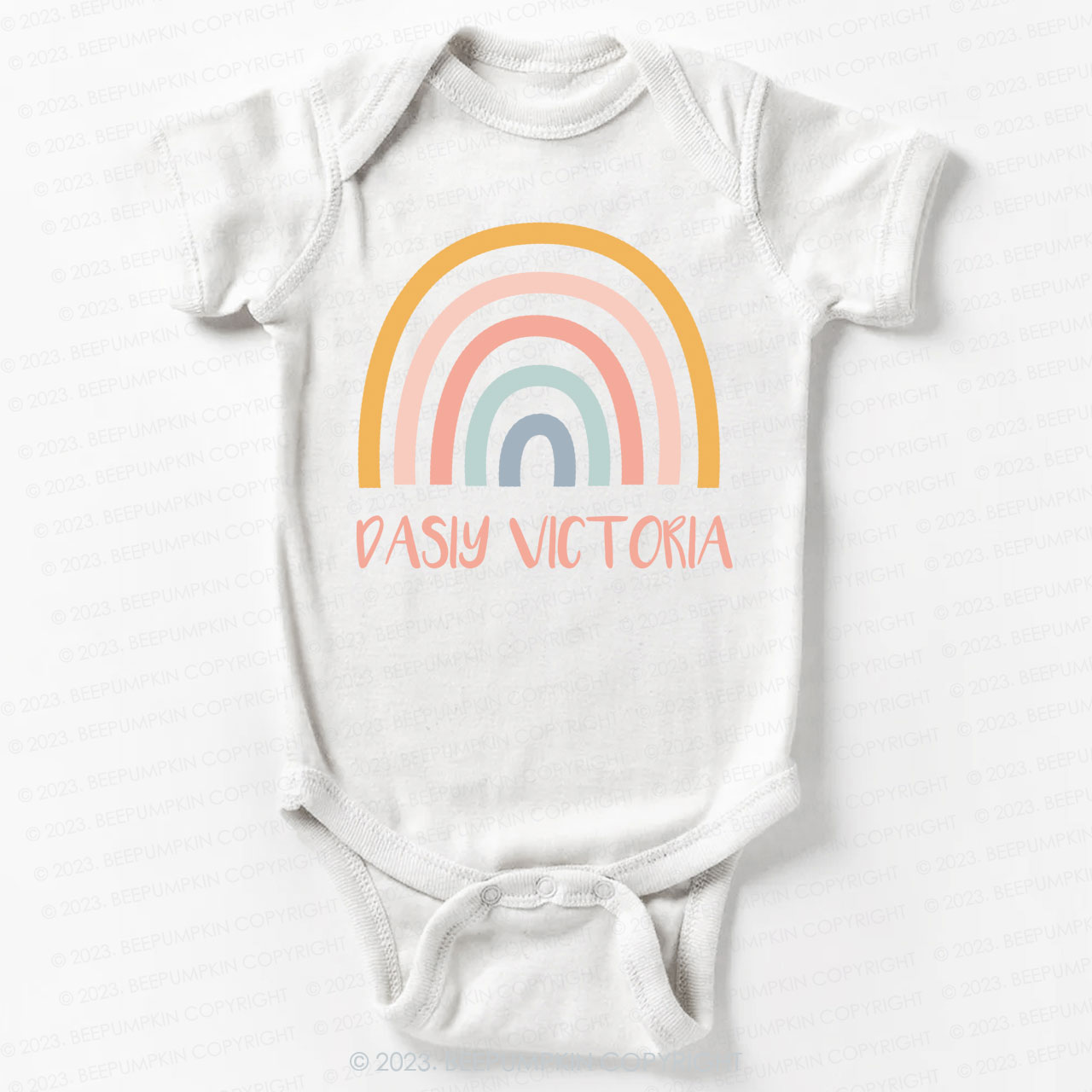 Rainbow Colorful Bodysuit For Baby 