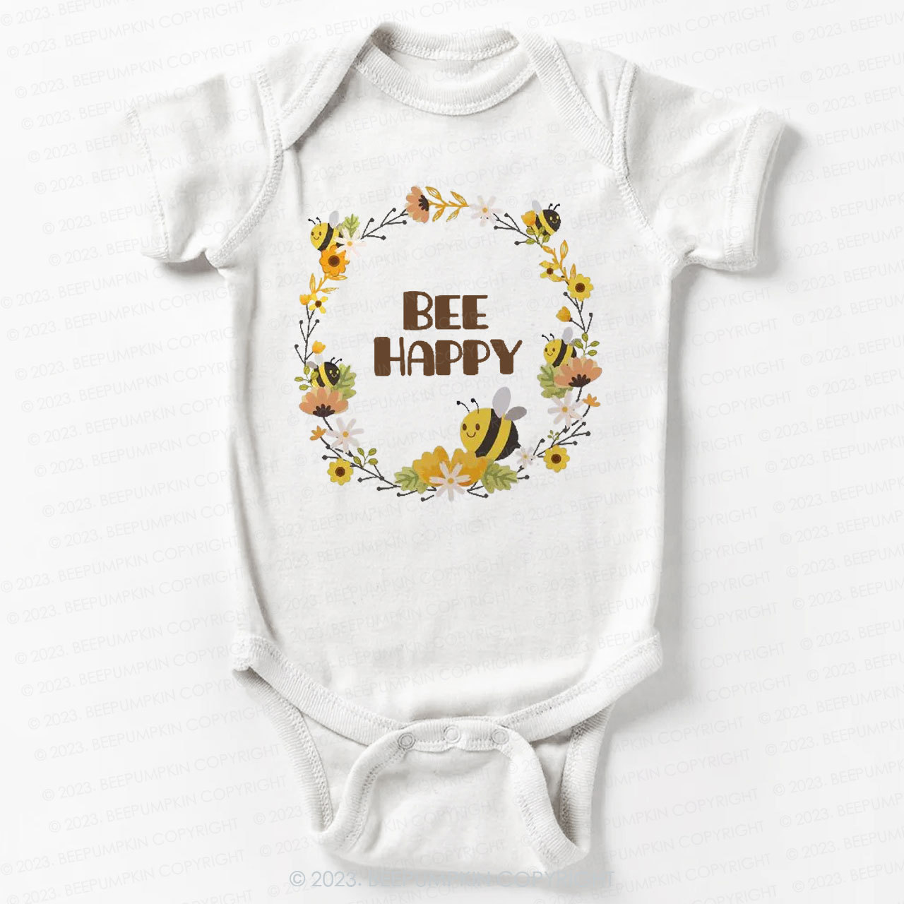 Bee Happy Bodysuit For Baby 