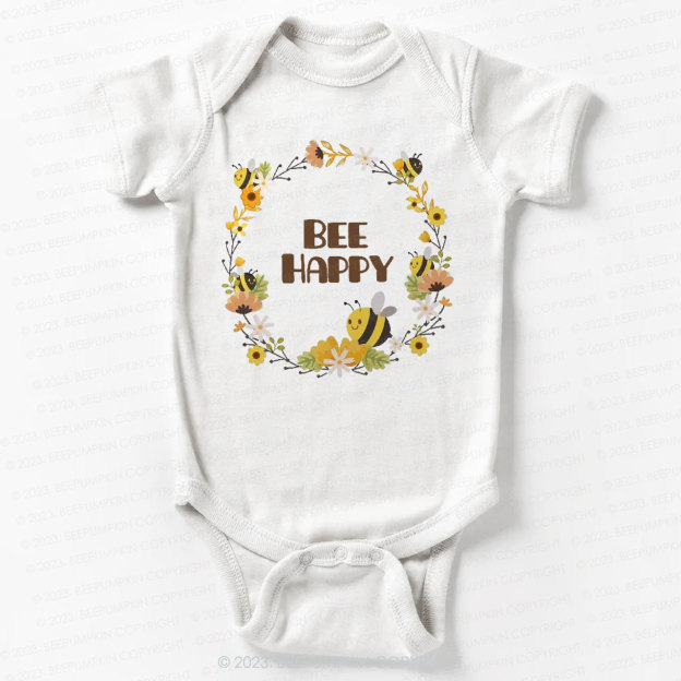 Bee Happy Bodysuit For Baby 