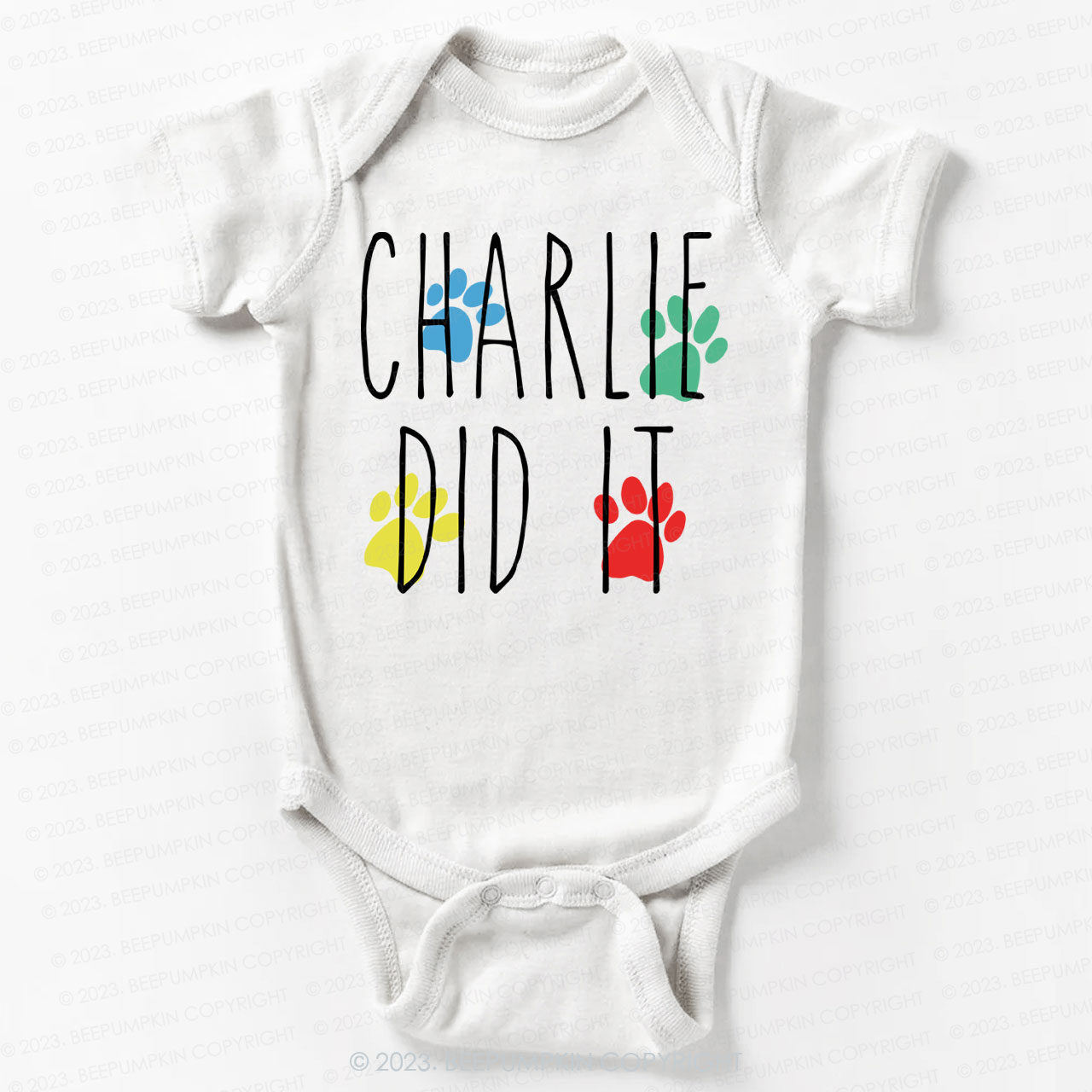 The Dog Did It Bodysuit For Baby 