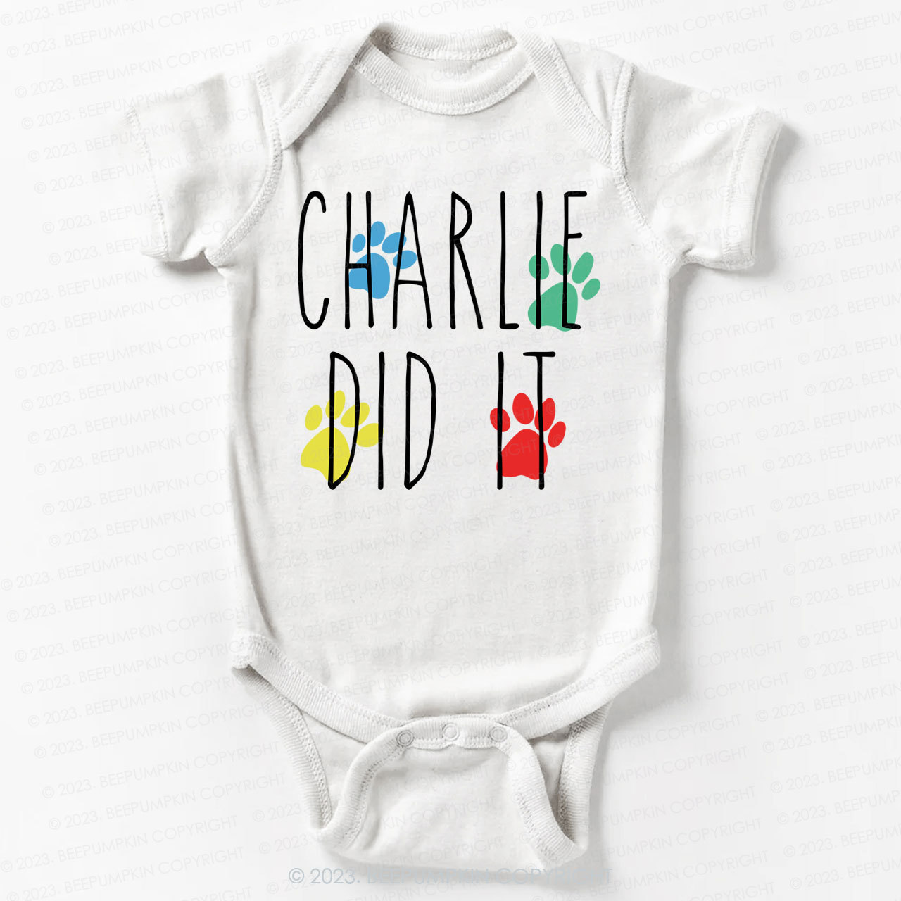 The Dog Did It Bodysuit For Baby 