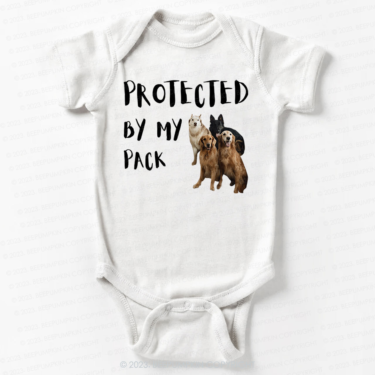 Personalized Pets Pack Bodysuit For Baby 