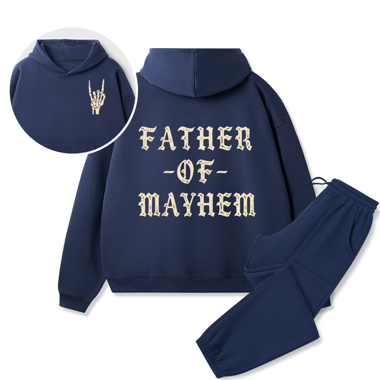 Personalized Mother Of Mayhem Family Matching Hoodie Set