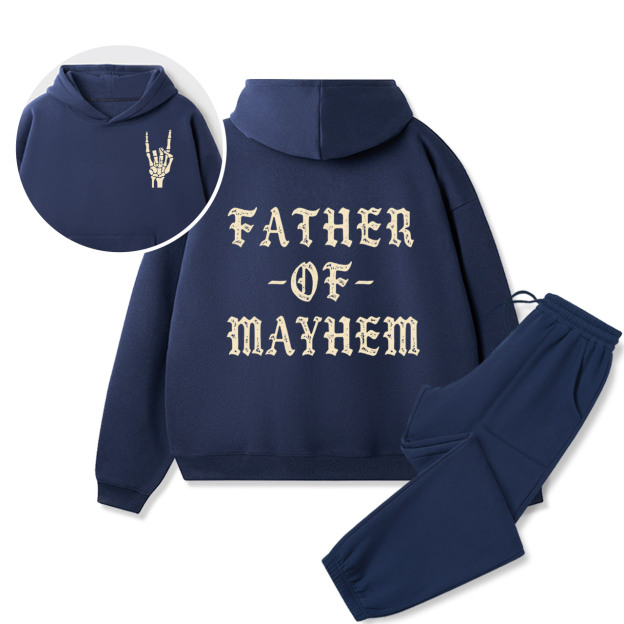 Personalized Mother Of Mayhem Family Matching Hoodie Set