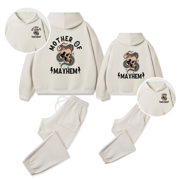 Personalized Edgy Dad Family Matching Hoodie Set