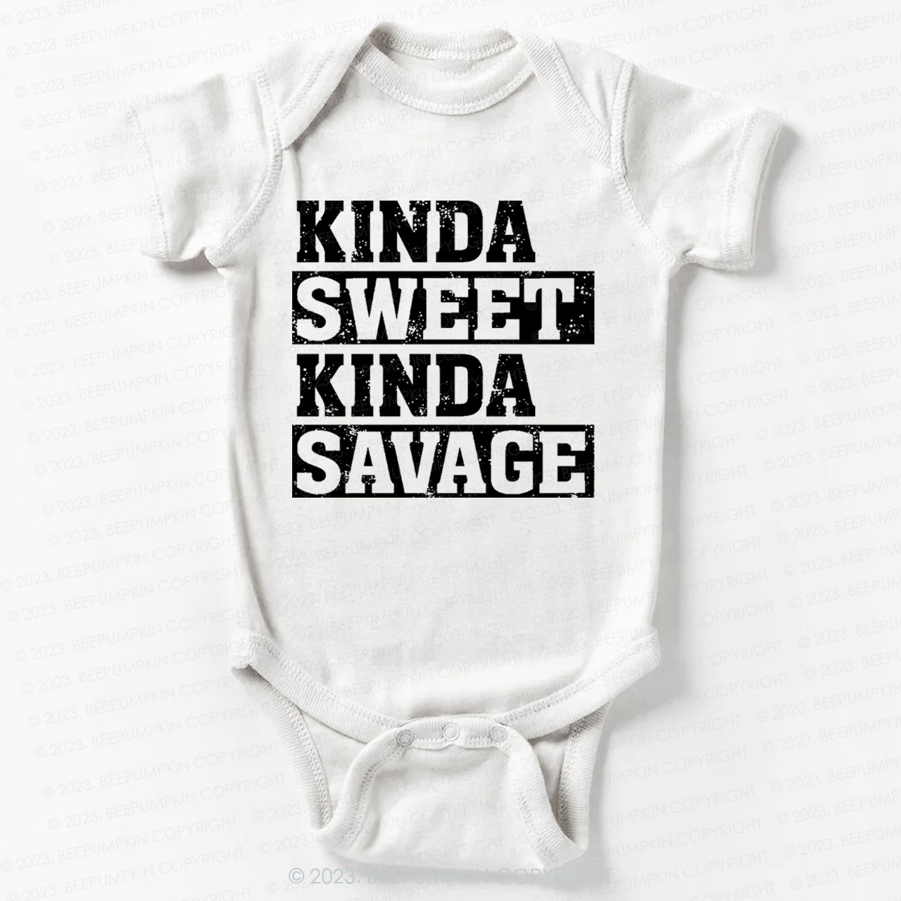Kinda Sweet Kinda Savage Bodysuit For Baby