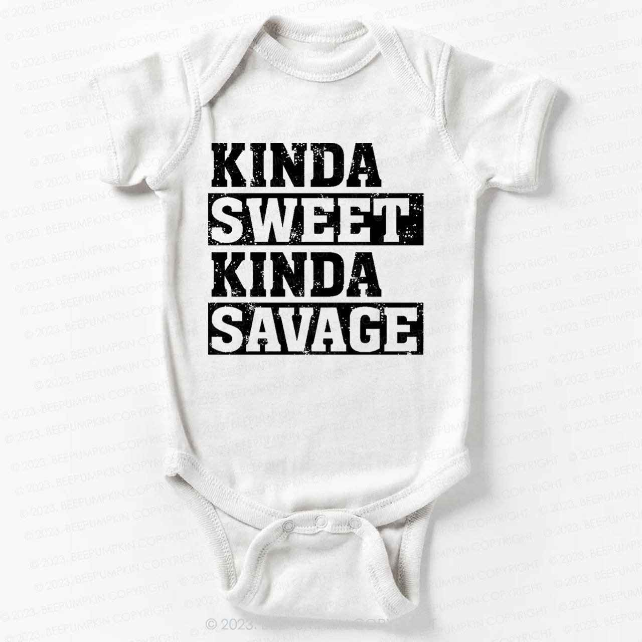 Kinda Sweet Kinda Savage Bodysuit For Baby