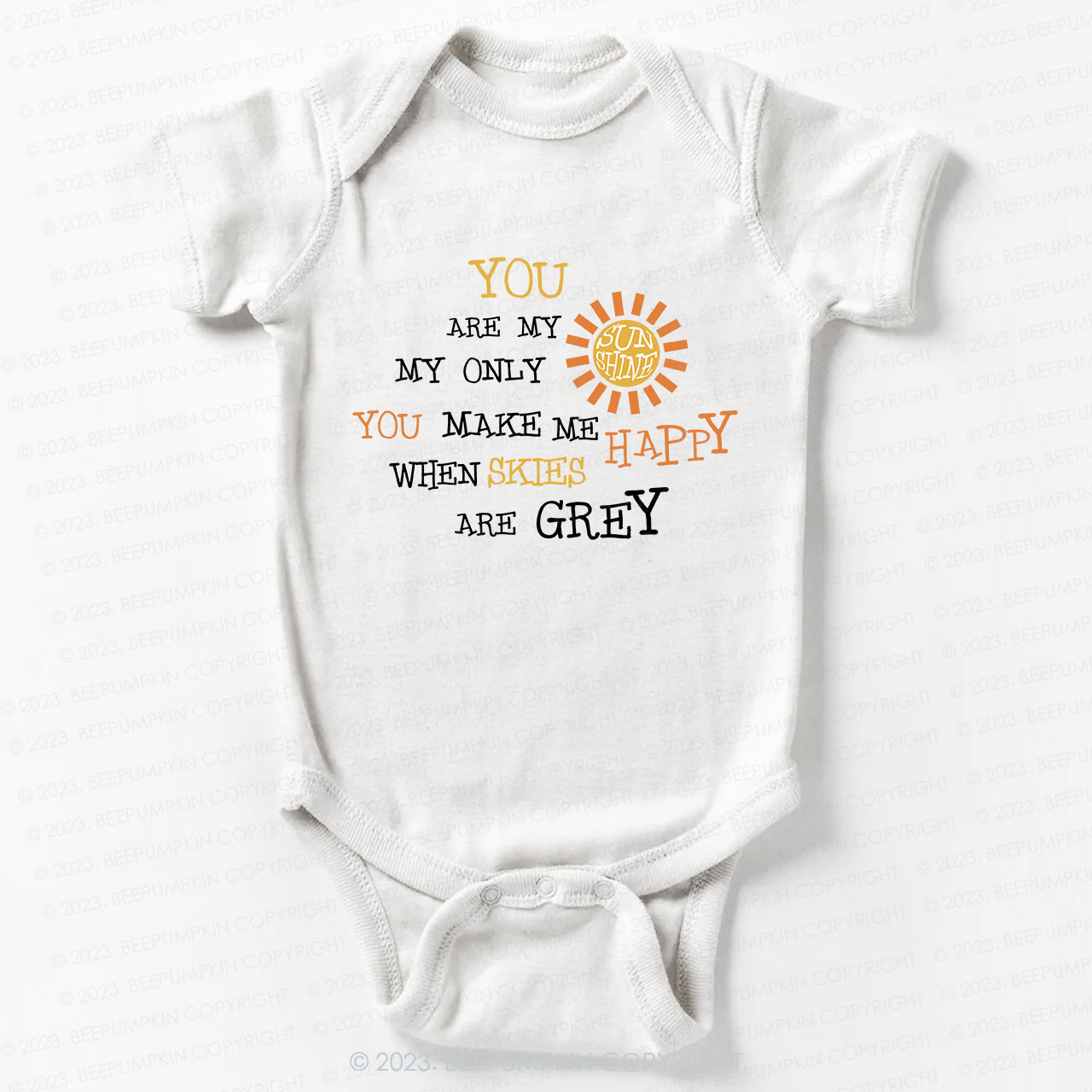 You Are My Sunshine Bodysuit For Baby 