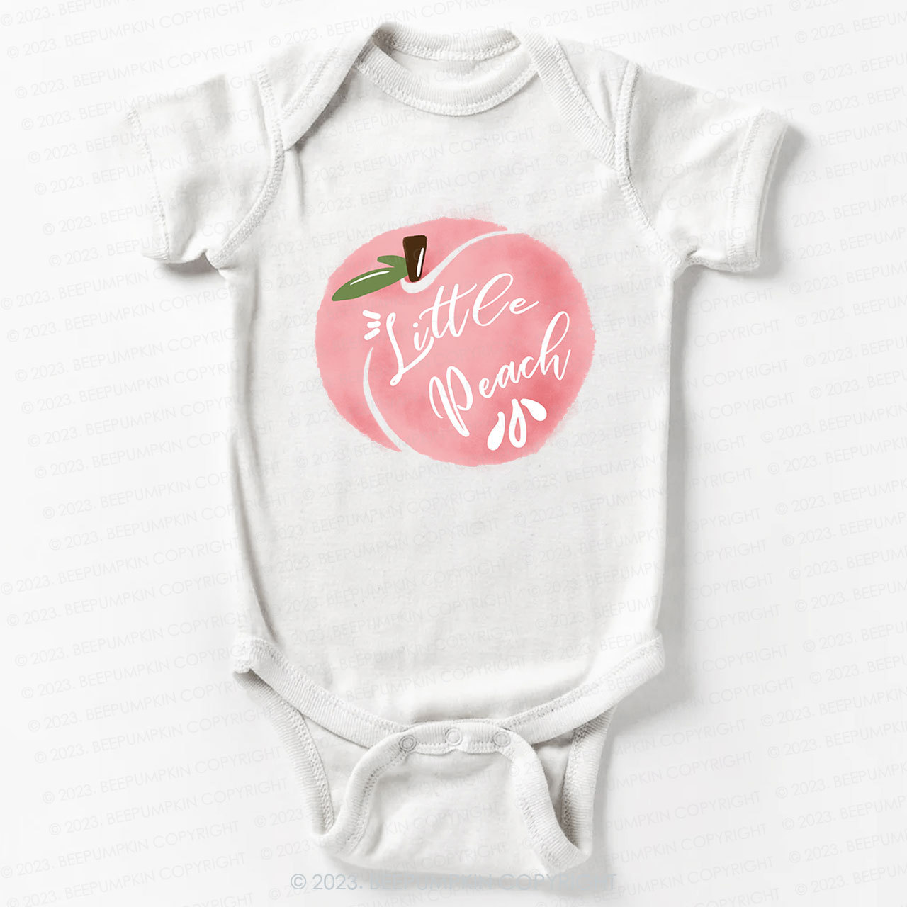 Baby  Peach Bodysuit For Baby 