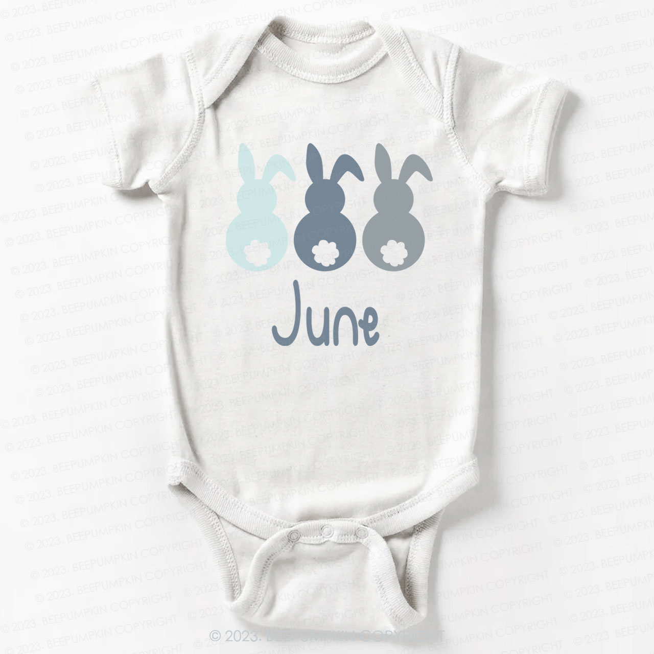 Three Rabbits Bodysuit For Baby 