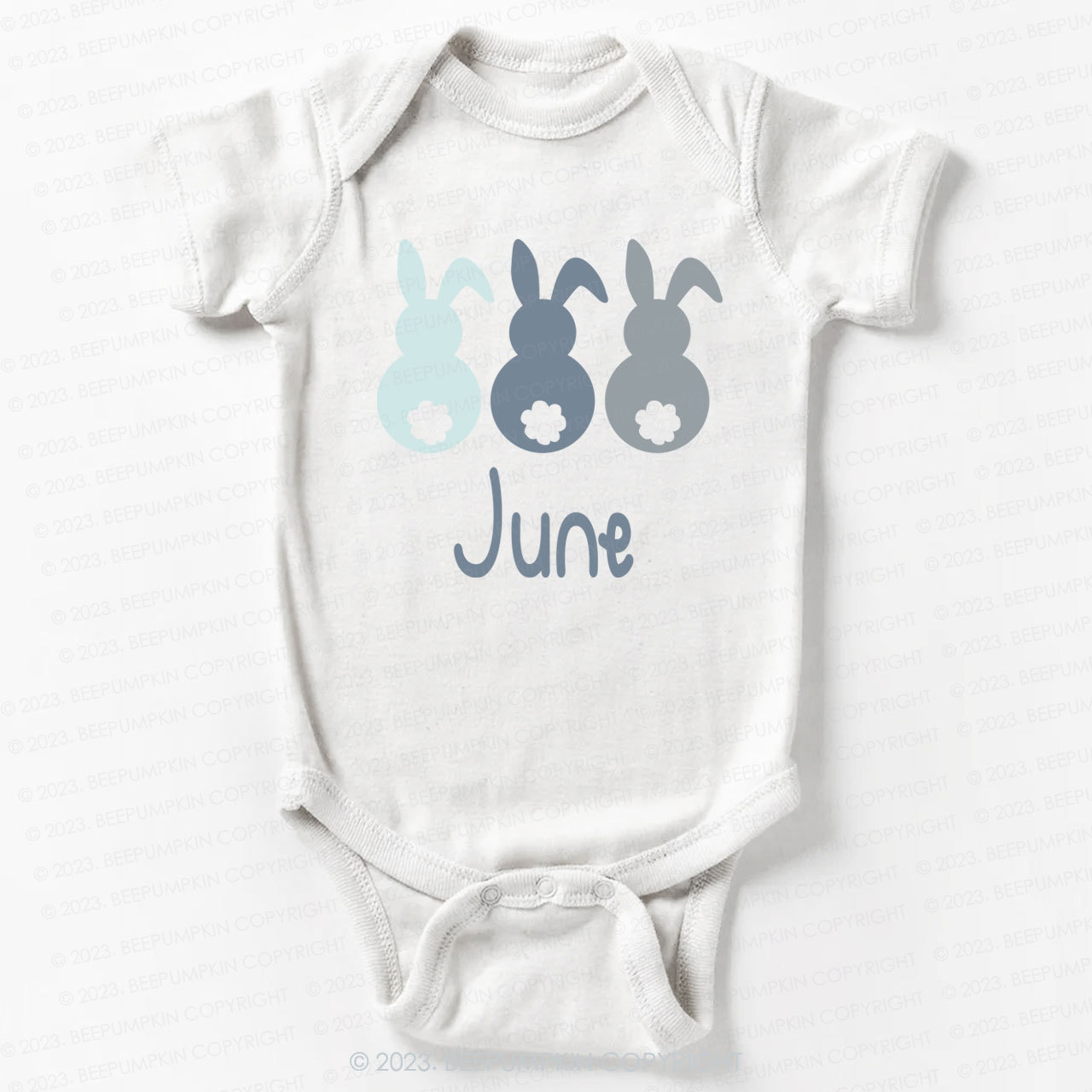 Three Rabbits Bodysuit For Baby 