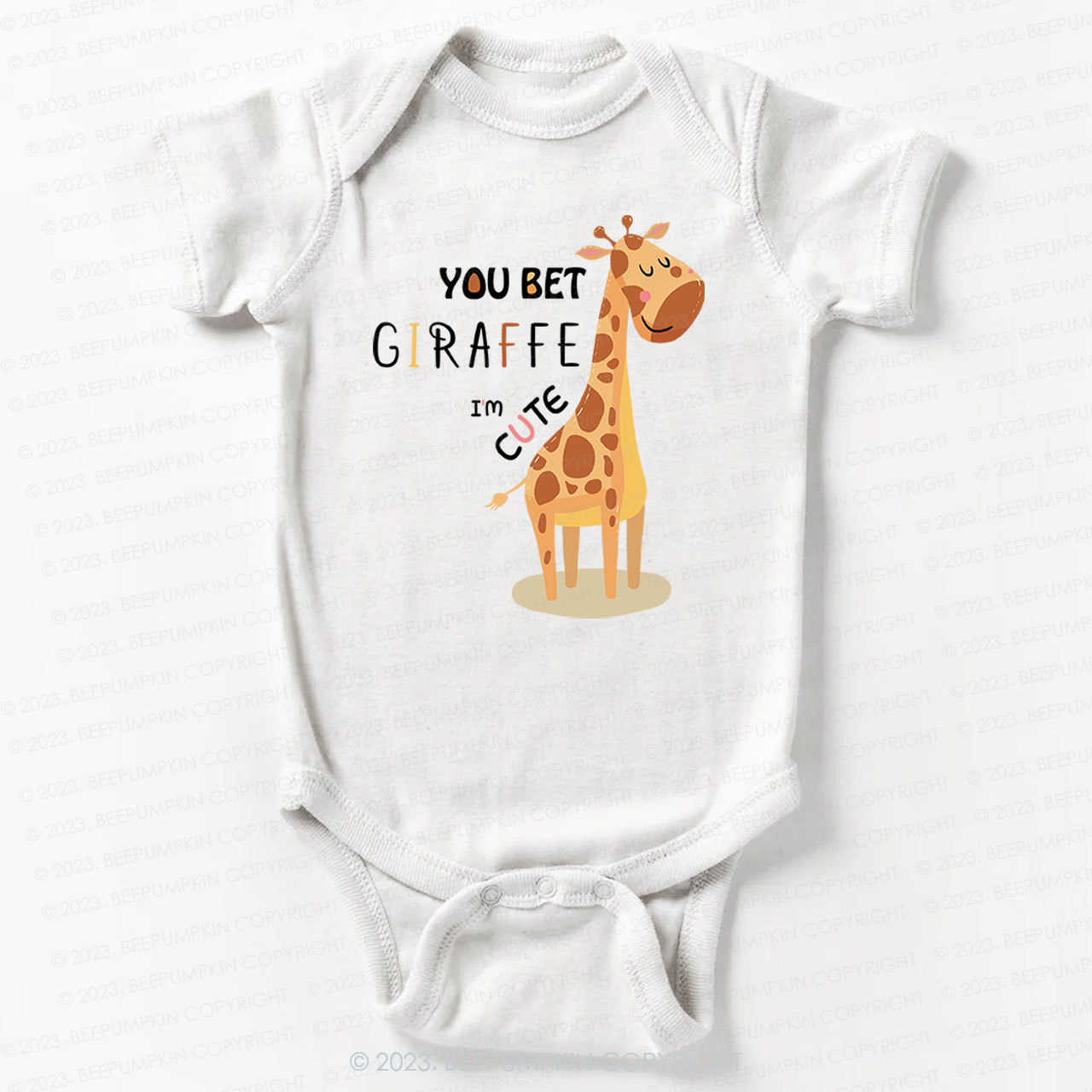 Giraffe Bodysuit For Baby 