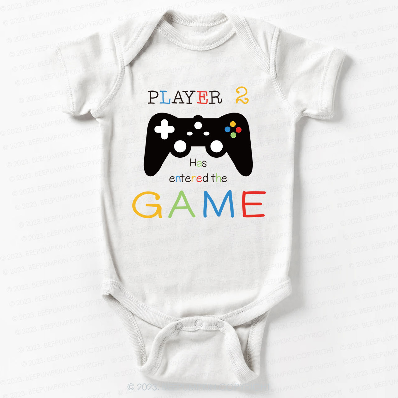 Player 2 has Entered the Game Bodysuit For Baby 