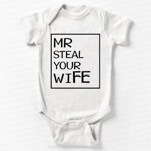Mr Steal Your Heart Bodysuit For Baby 