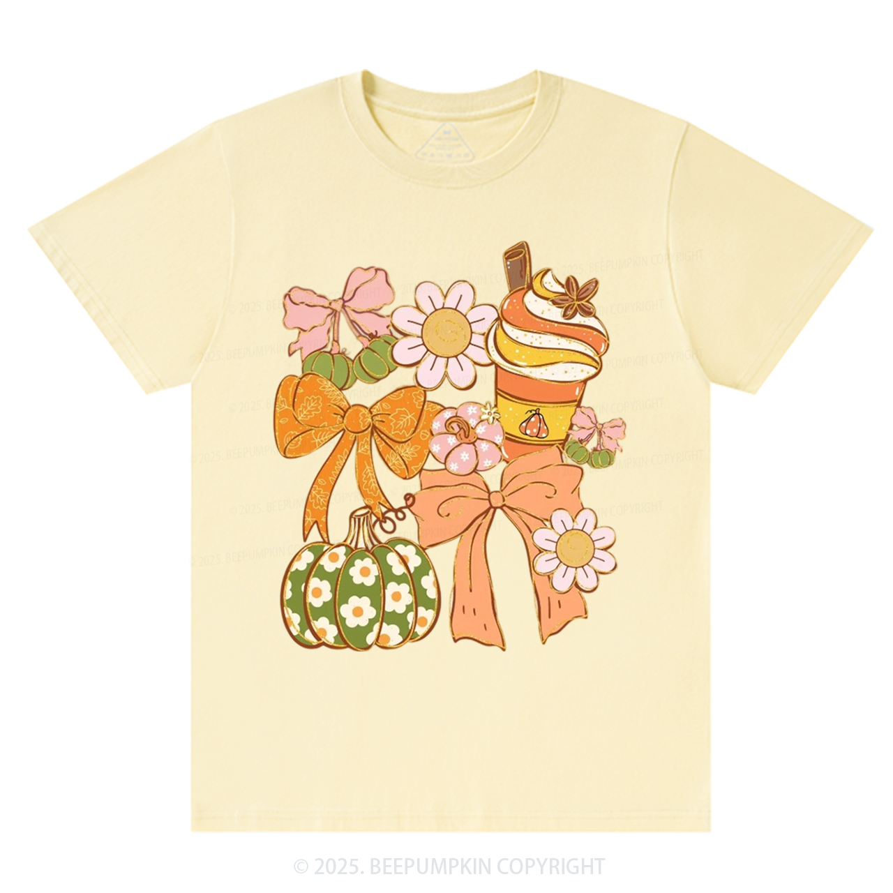 Fall Pumpkin Coquette Fall T-Shirts Beepumpkin 
