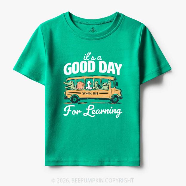 It's A Good Day For Learning Cute Animals Toddler&Kid's Tees