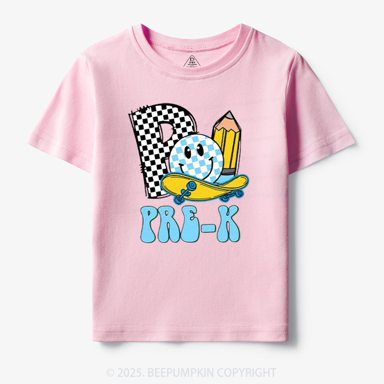 Personalized Pencil & Board Crew Toddler&Kid's Tees Beepumpkin