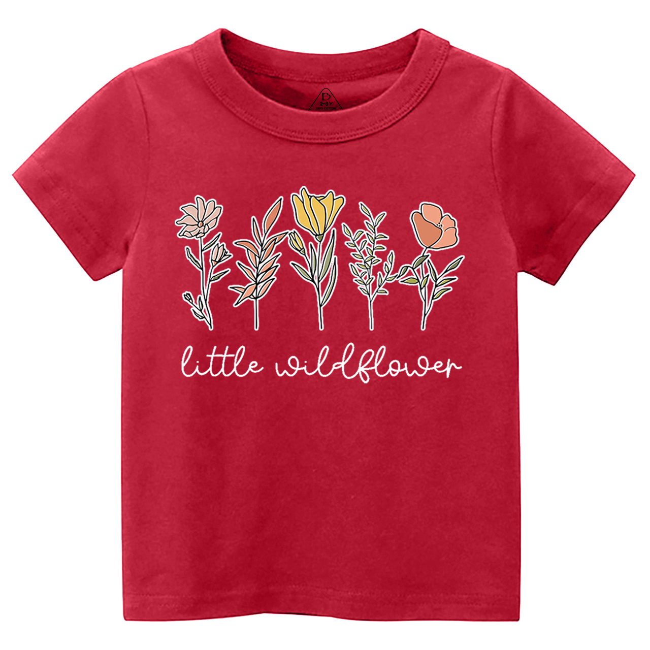Little Wildflower Toddler&Kid's Tees Beepumpkin