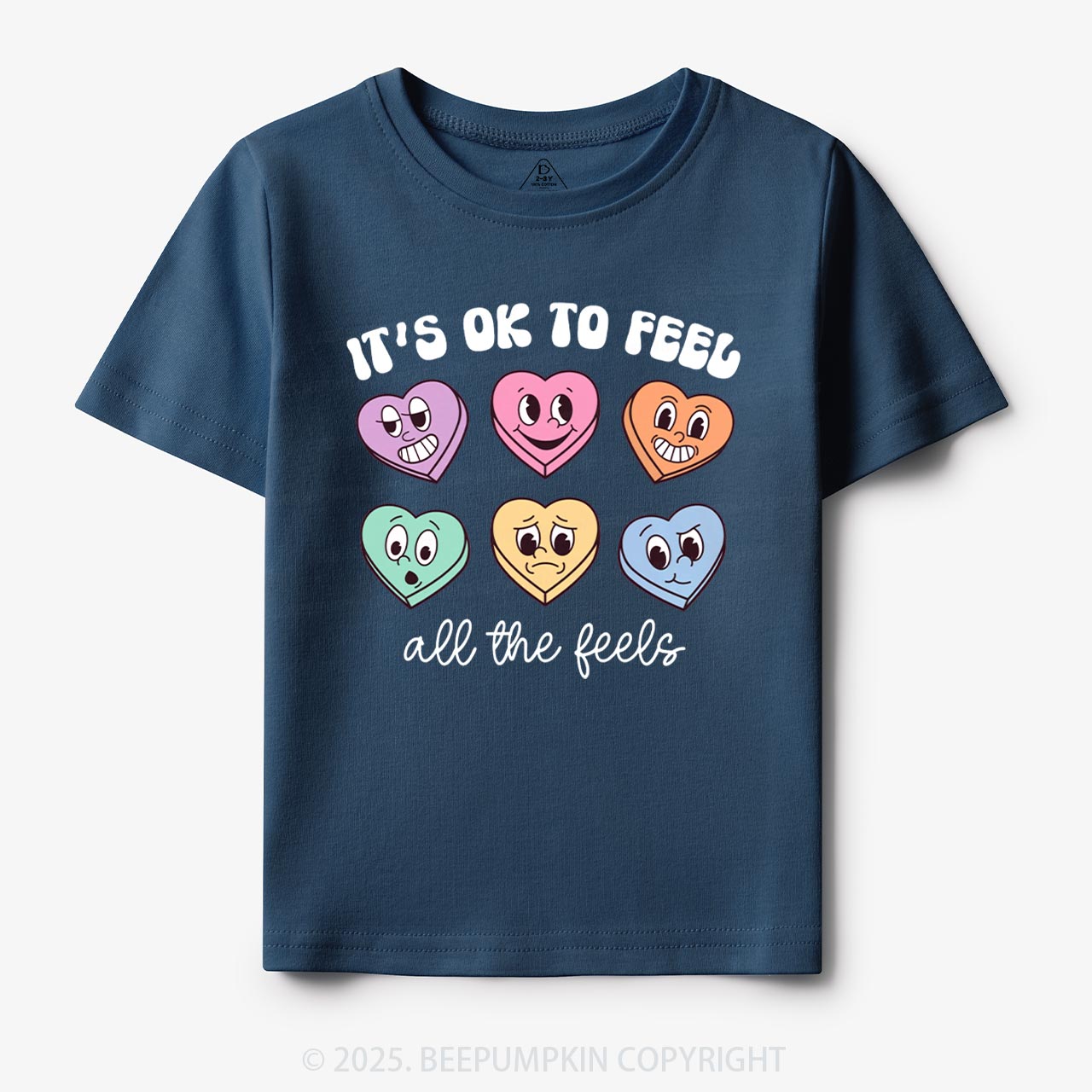 It's Ok To Feel All The Feels Toddler&Kid's Tees Beepumpkin