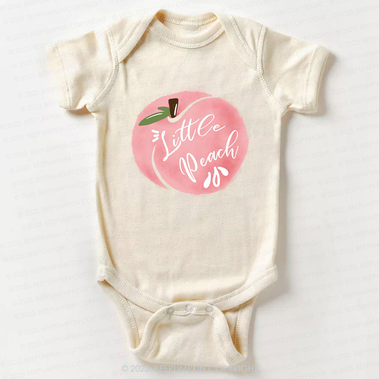 Baby  Peach Bodysuit For Baby 