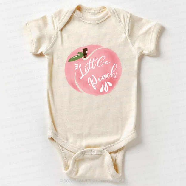 Baby  Peach Bodysuit For Baby 