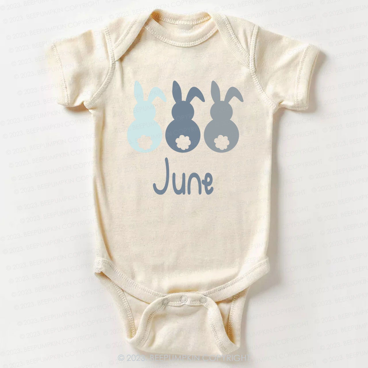 Three Rabbits Bodysuit For Baby 